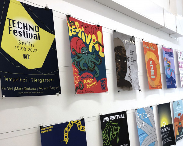 Präsentation der Festivalplakate