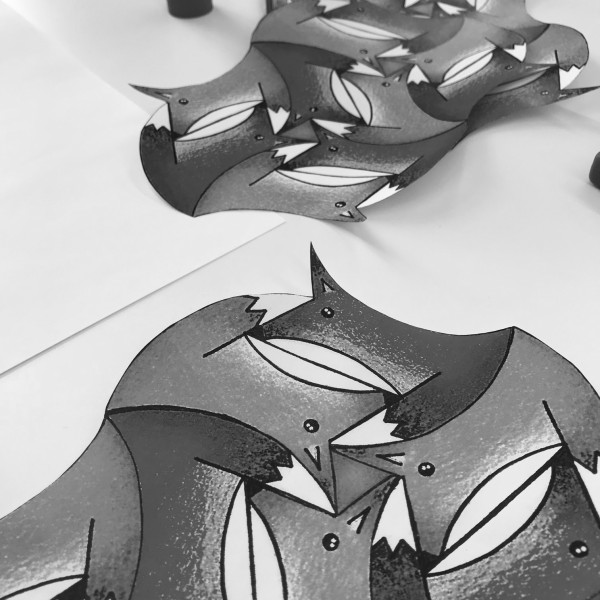 Illustration eines Fuchses